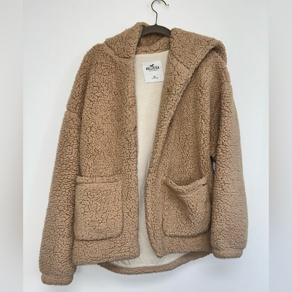 Hollister Teddy Jacket Women’s XS EUC​​ - Picture 6 of 8